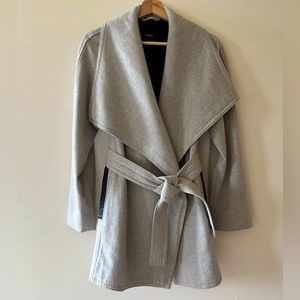 Mango Basics - Heather Grey Coat
